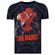 Camisetas - The Beast Spider - Rhinestone Camisetas - Azul