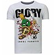 Camisetas - Glory Martial - Rhinestone Camisetas - Blanco