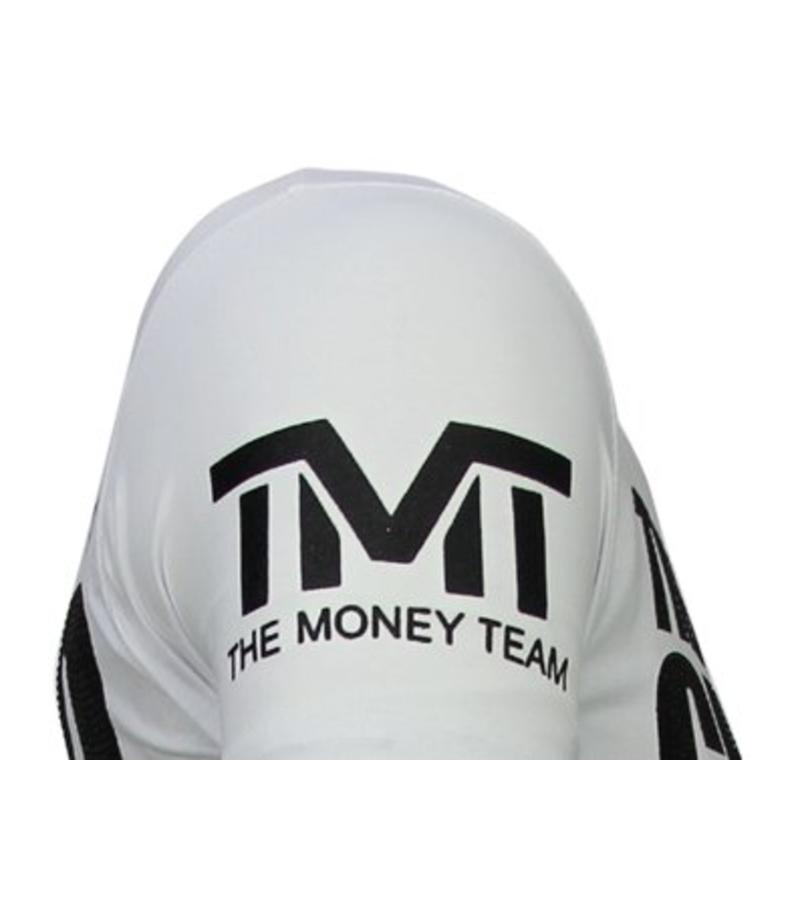 Local Fanatic Camisetas - Money Team Champ - Rhinestone Camisetas - Blanco