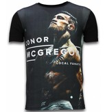 Local Fanatic McGregor Cocks - Digital Rhinestone Camisetas Personalizadas - Negro