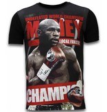 Local Fanatic Money Champion - Digital Rhinestone Camisetas Personalizadas - Negro