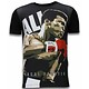 Muhammad Ali - Digital Rhinestone Camisetas Personalizadas - Negro