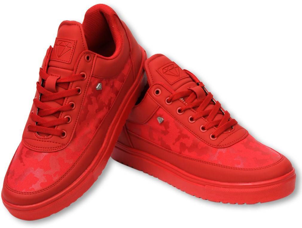 Sneakers Zapatilla Casual Hombre Marino-Rojo. United Colors Of