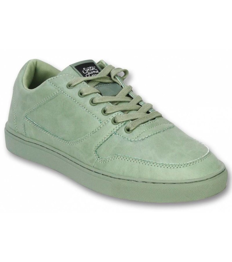 Sixth June Zapatillas - Zapatillas de Deporte Low Seed Essential - Verde Oliva