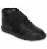 Sixth June Zapatillas - Zapatos Para Hombre Low Nation Strap - Negro