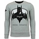 Batman Sudaderas - Batman Rhinestone Suéter Hombre - Gris