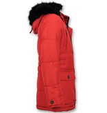 Enos Parkas Hombre - Chaquetones Hombre - Cazadoras Hombre - 4Pocet - Rojo