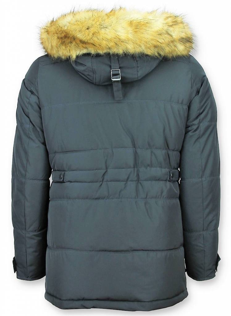 parka con capucha hombre