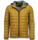 Enos Parkas Hombre - Chaqueta Amarilla - Hombre Jack Capucha - Amarillo