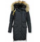 Macleria Parkas Mujer - Chaquetas para Mujer - Chaqueta Acolchada - Azul