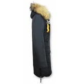 Macleria Parkas Mujer - Chaquetas para Mujer - Chaqueta Acolchada - Azul