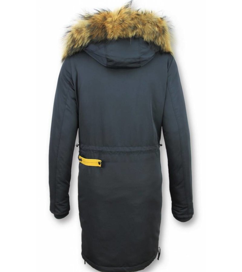 Macleria Parkas Mujer - Chaquetas para Mujer - Chaqueta Acolchada - Azul