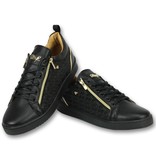 Cash Money Zapatillas bajitas para hombre - Zapatos Hombre  Maya Full Black - CMP97 - Negro