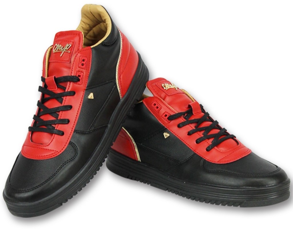 Zapatos deportivos hombre online, Luxury Black Red