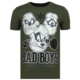 Beagle Boys Rhinestone - Camiseta Hombre - 6319G - Verde