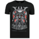 Savage Samurai Rhinestones - Camisetas Hombre - 6327Z - Negro