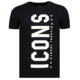 ICONS Vertical Rhinestones - Online Camisetas - 6362N - La Marina
