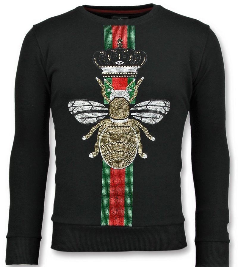 Local Fanatic King Fly Rhinestones - Sudaderas de Marca - 11-6342Z - Negro