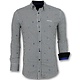 Comprar Camisas Hombre Online - Camisa a Rayas - 3026 - Blanco