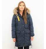 Macleria Parkas Mujer - Chaquetas para Mujer - Chaqueta Acolchada - Azul