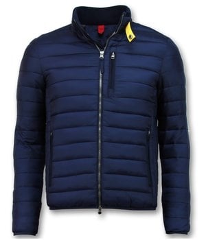 Enos Chaqueta Corta Para Man - Chaqueta Acolchada Slim Fit - Azul