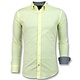 Blusa Italiana en Blanco - Manga Larga Para Hombre - 3035 - Amarillo