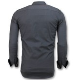 Gentile Bellini Camisas Especiales Para Hombres - Camisas Exclusivas Men - 3042 - Gris