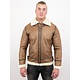 Men Shearling Jacket - Lammy Coat Hombre - Marrón