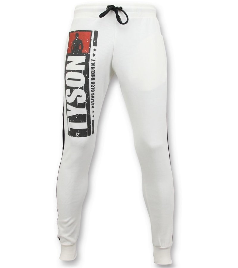 Local Fanatic Pantalones Deportivos - Mike Tyson Boxing - Blanco