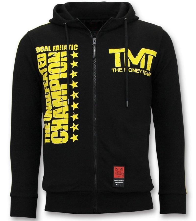 Local Fanatic Sudaderas con Cremallera - TMT Floyd Mayweather - Negro