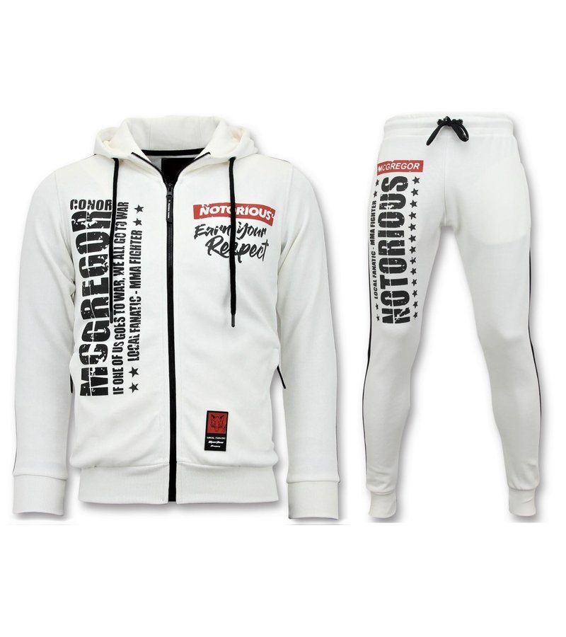 Local Fanatic Chandal Hombre -  Mcgregor Notorious Sport - Blanco