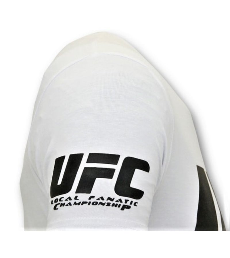 Local Fanatic Camiseta de Hombre - UFC Championship - Blanco