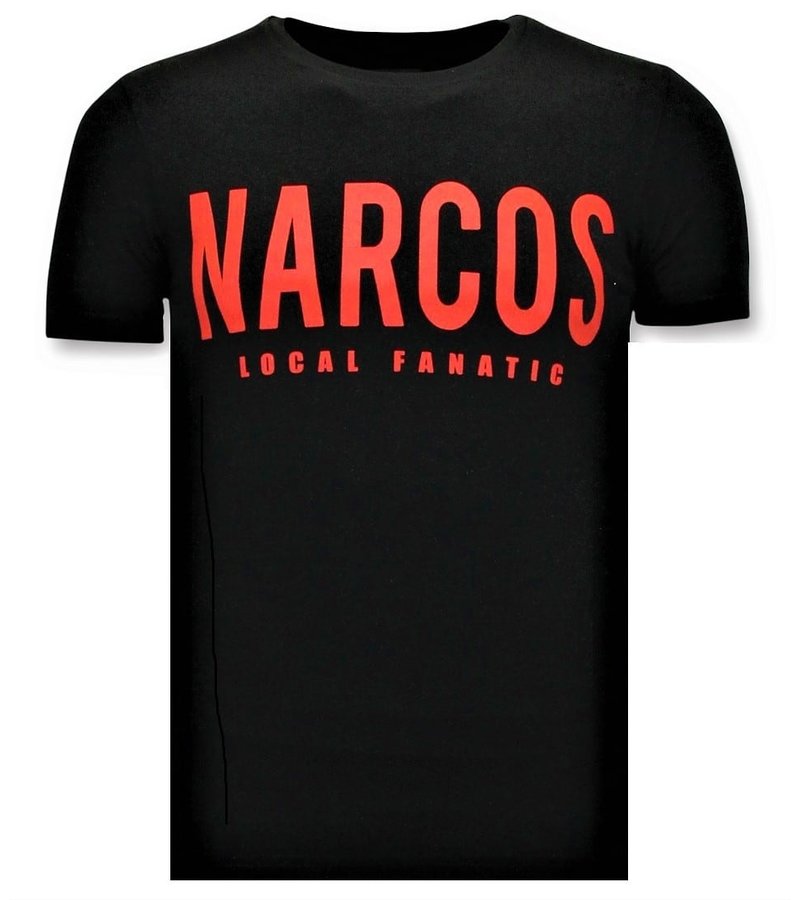 Local Fanatic Camiseta de Hombre - Narcos Pablo Escobar - Negro