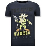 Local Fanatic Camiseta Piedras - The Chief Wanted - Azul