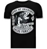 Local Fanatic Camisetas Hombre - Sons of Anarchy  - Negro