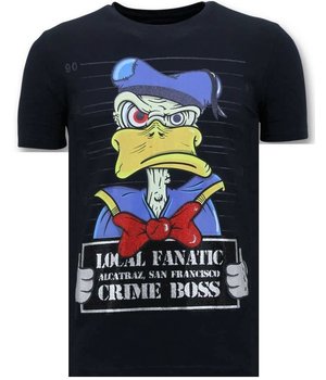 Local Fanatic Camiseta exclusiva Hombre - Alcatraz prisionero - Azul
