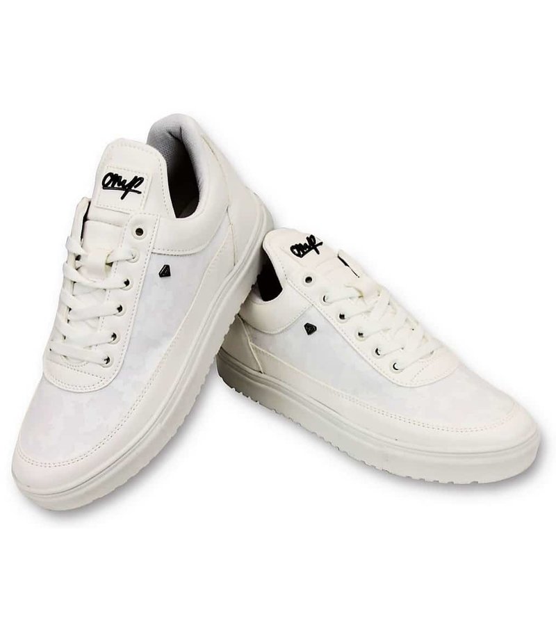 Cash Money Zapatos para hombre - Caso Ejército Blanco completa - CMS11 - White