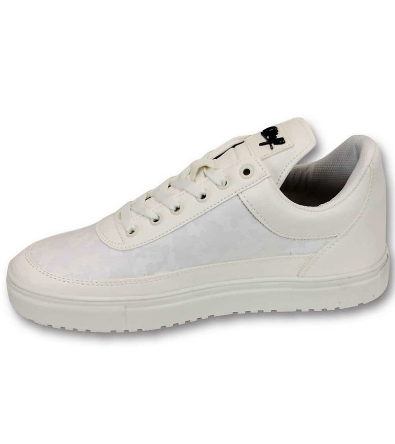 Cash Money Zapatos para hombre - Caso Ejército Blanco completa - CMS11 - White