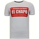 Camiseta De los Hombres De Lujo Joaquín El Chapo - Blanco