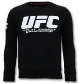 Local Fanatic UFC Campeonato hombres De Lujo - Negro