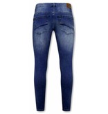 True Rise Pantalones Para Hombre Ajustado - A-11006 - Azul