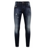 True Rise Pantalones para Hombre Slim Fit - A-11016 - Azul