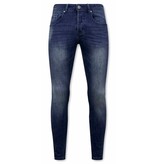 True Rise Pantalones Slim Fit Hombre Online - D-3059 -  Azul