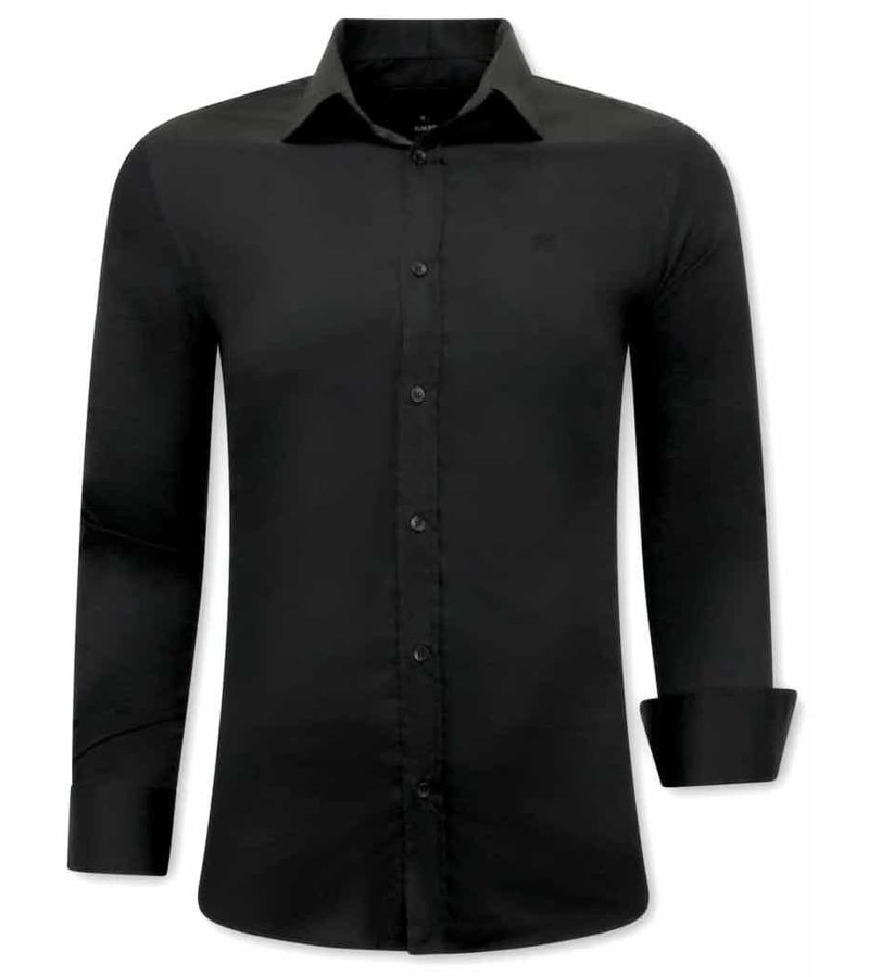 Gentile Bellini Camisa Clasica Hombre -  3078 -  Negro