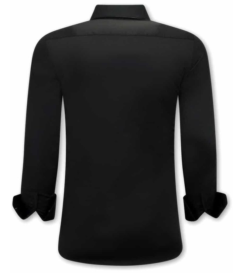 Gentile Bellini Camisa Clasica Hombre -  3078 -  Negro