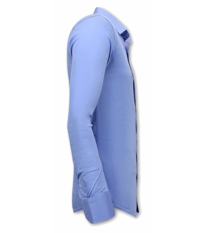 Gentile Bellini Camisa Clasica Hombre -  3082 - Azul