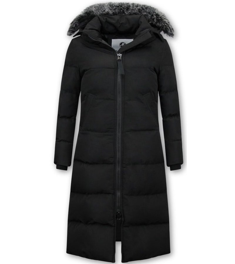 Matogla Parkas Mujer Extra Lang  - 8606Z -  Negro