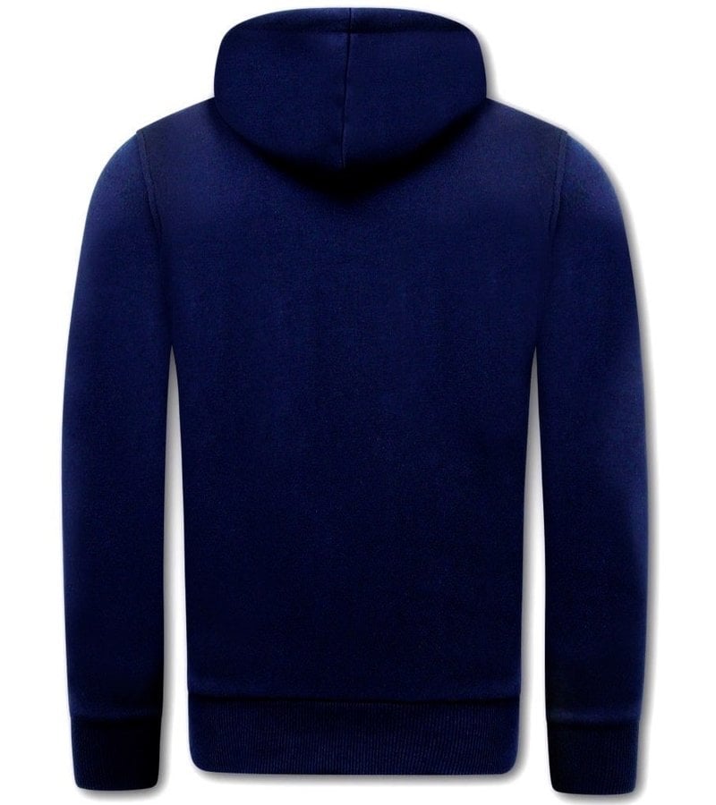 Local Fanatic  Sudaderas Para Hombres The Rock - Azul