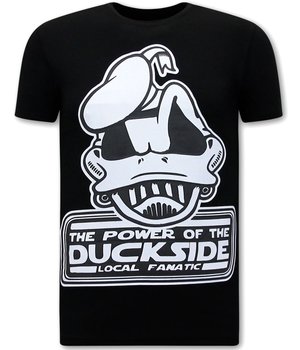 Local Fanatic Camisetas Hombre DuckSide - Negro