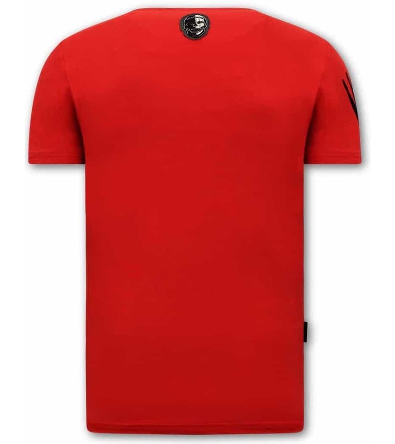 Local Fanatic  Wolverine  X Man Camisetas Hombre - Rojo